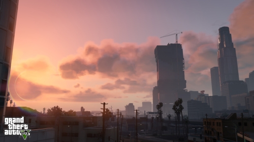 Sonnenuntergang in Los Santos